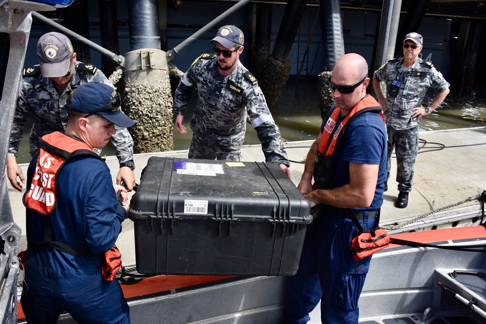 U.S. Coast Guard receives parts Cairns, Australia