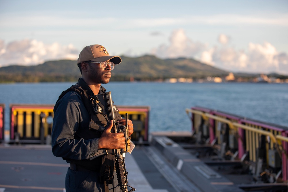 USS Zumwalt Visits Guam