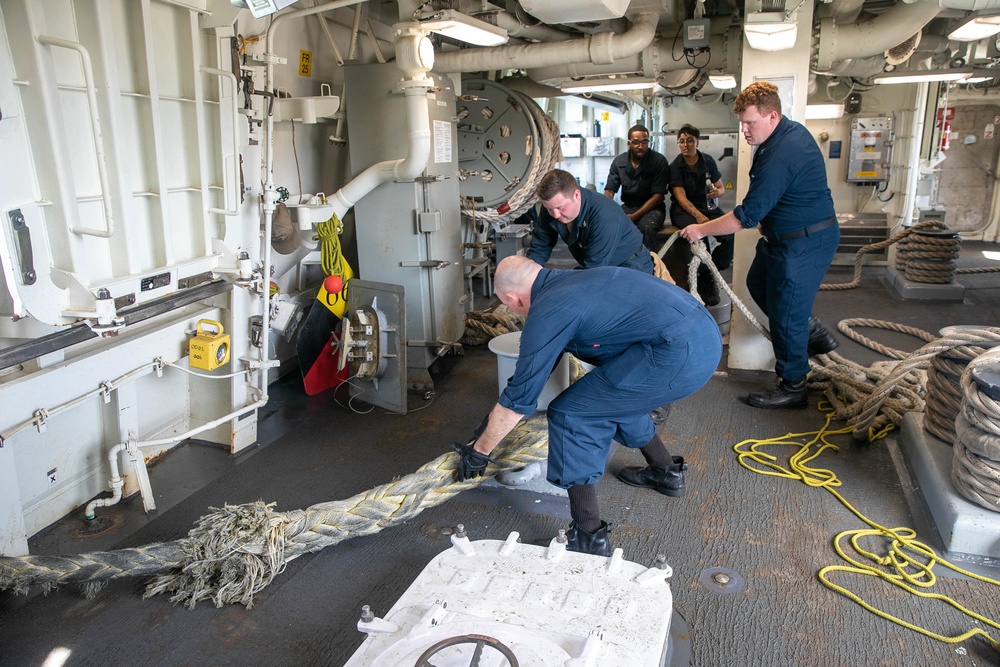 USS Zumwalt Visits Guam