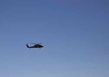 3-142nd AHB Trains Dust Landings in Kuwait