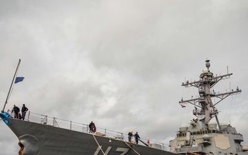 USS Paul Ignatius (DDG 117) arrives in Riga, Latvia