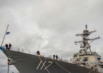 USS Paul Ignatius (DDG 117) arrives in Riga, Latvia