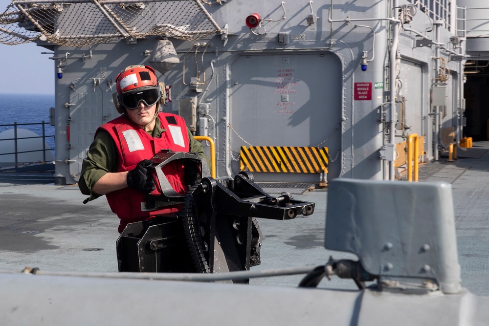 USS Tripoli Co Flies with HSC 23.