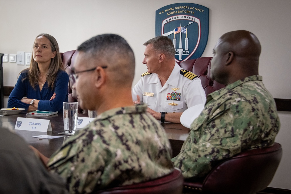 U.S. Embassy Athens Deputy Chief of Mission Maria Olson at NSA Souda Bay