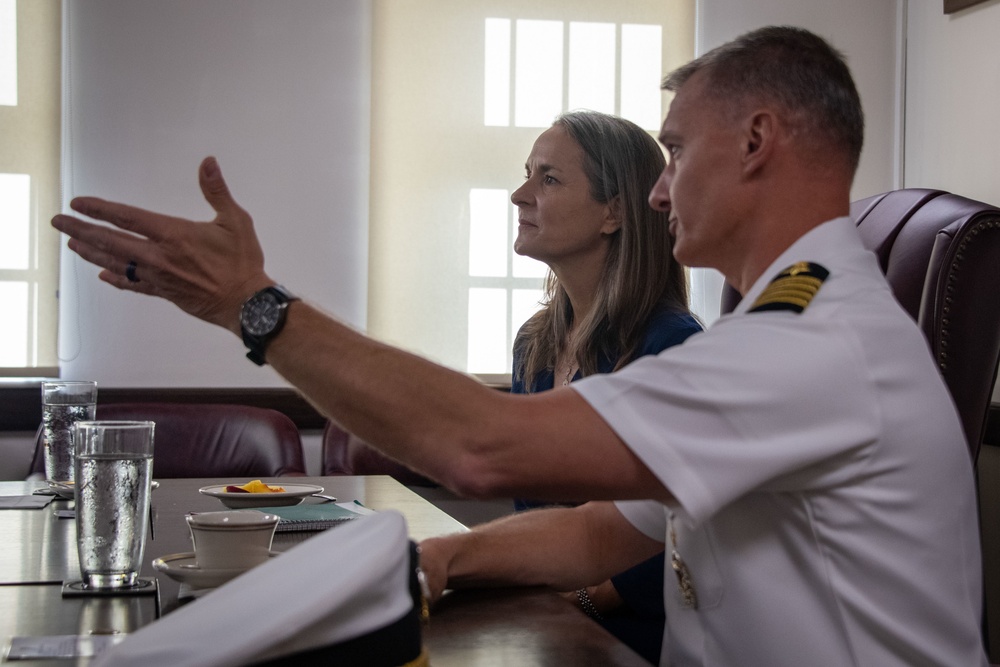 U.S. Embassy Athens Deputy Chief of Mission Maria Olson at NSA Souda Bay