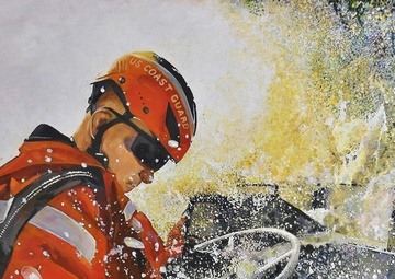 US Coast Guard Art Program 2019 Collection, Ob ID# 201939, &quot;Surfman,&quot; John Ward (39 of 40)