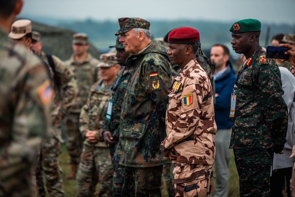 Members of the African Land Forces Colloquium visit Grafenwoehr, Germany