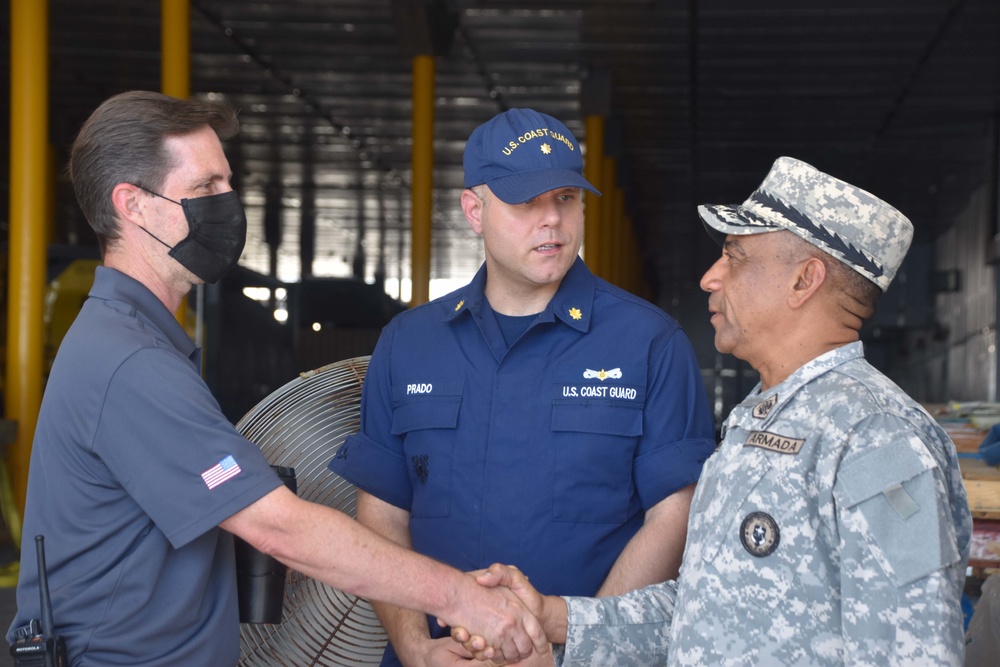 USNS Burlington Conducts Ship Tour for Dominican Republic Sailors