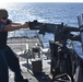 USS Billings Conducts Crew Serve Weapons Shoot