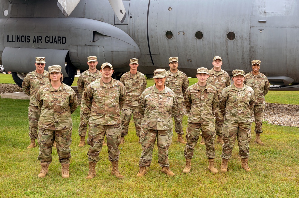 182nd Comptroller Flight group photo Sept. 11, 2022