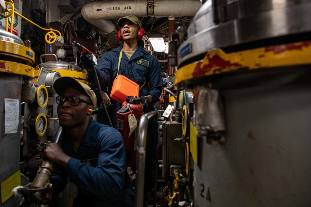 Daily Operations Aboard USS Leyte Gulf (CG 55)