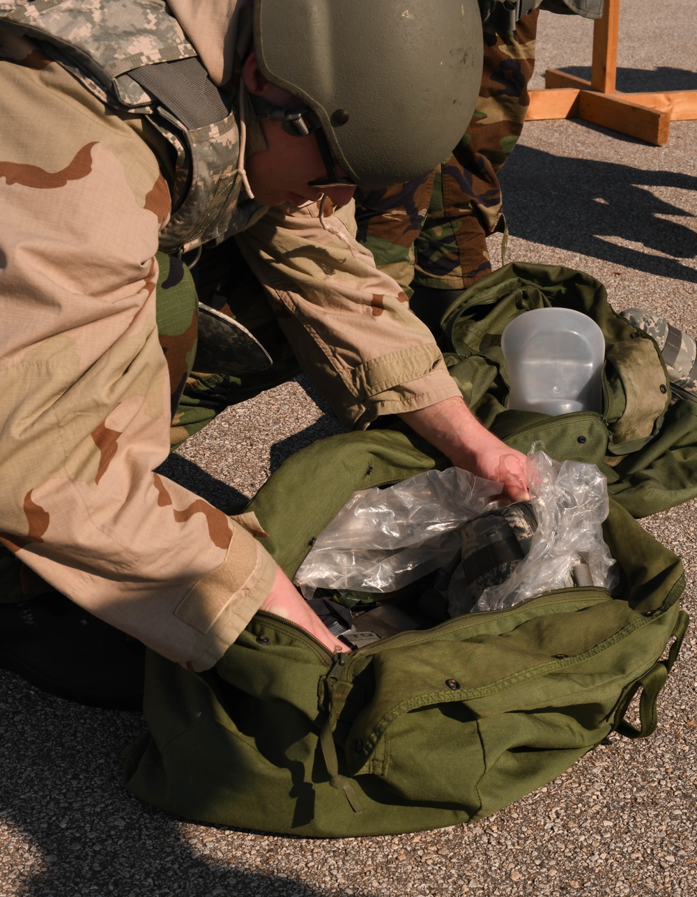 Airmen maintain CBRN readiness