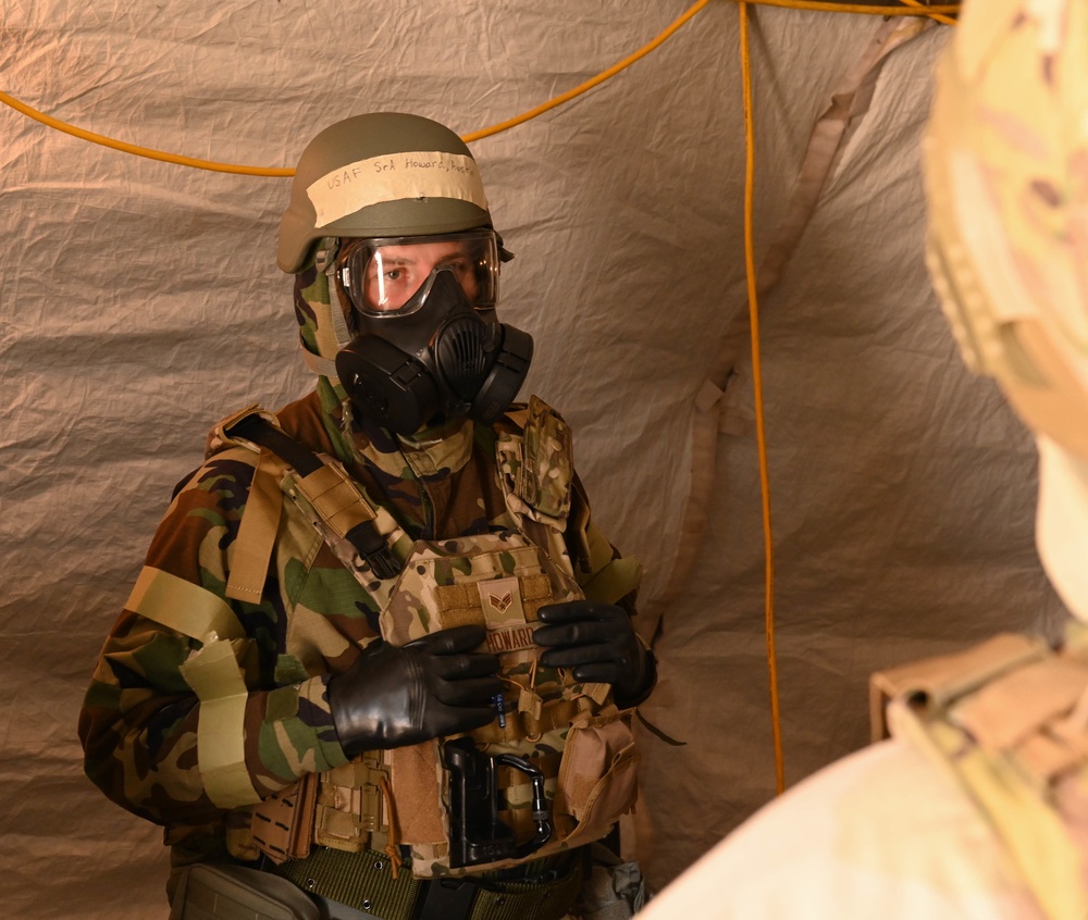 Airmen maintain CBRN readiness