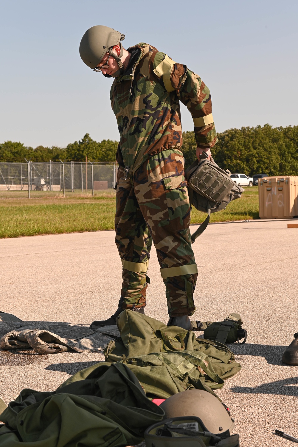 Airmen maintain CBRN readiness