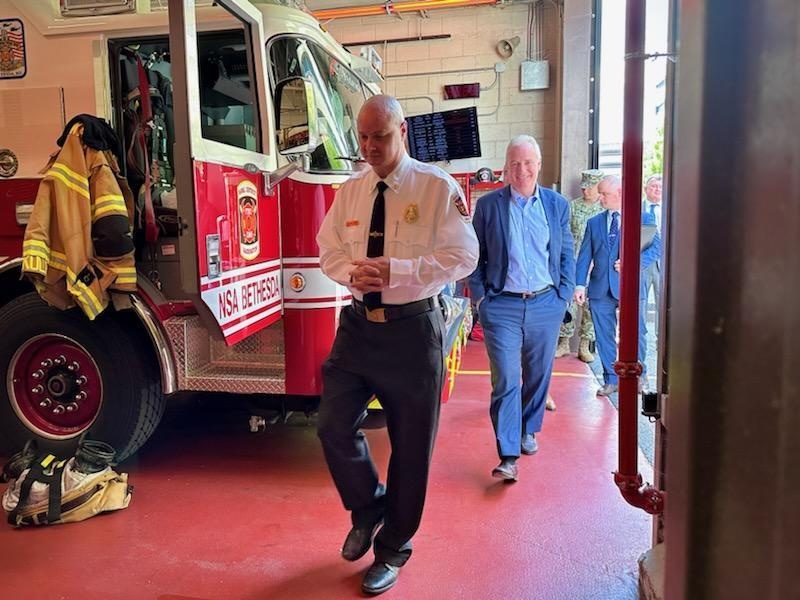 Naval Support Activity Bethesda Hosts Community Leaders for Update on Fire Station