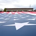 Airmen support San Francisco 49ers’ pre-game flag unfurling