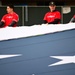 Airmen support San Francisco 49ers’ pre-game flag unfurling