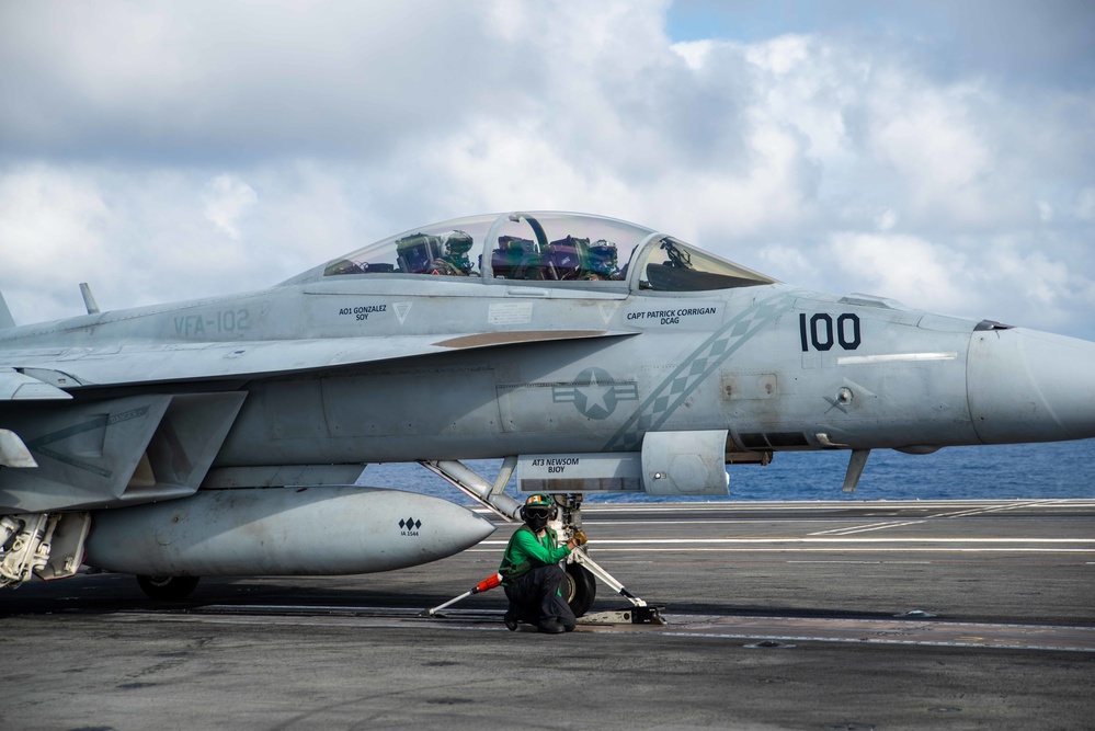 USS Ronald Reagan (CVN 76) conducts flight operations