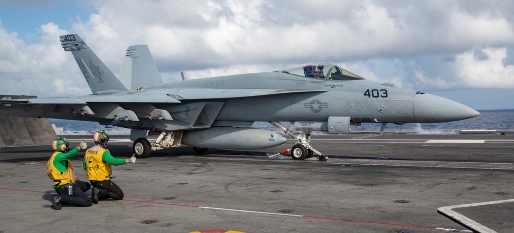 USS Ronald Reagan (CVN 76) conducts flight operations