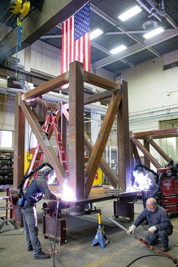 New blast shields at U.S. Army Cold Regions Test Center designed for punishing cold