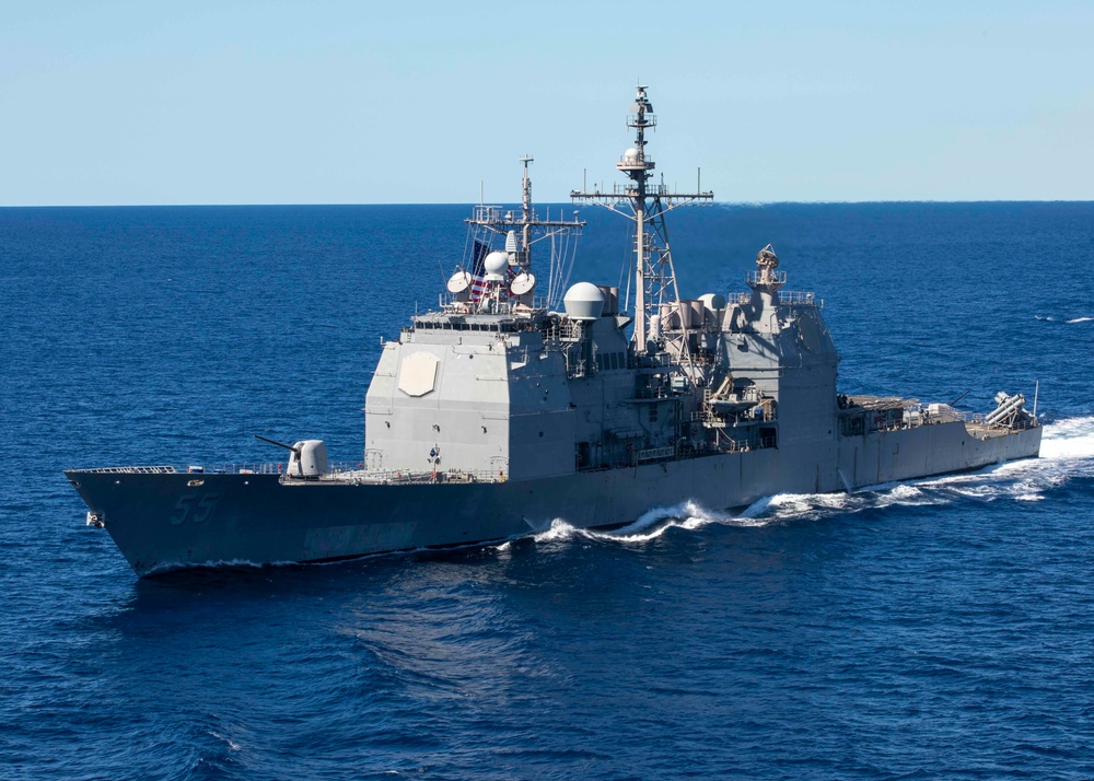 CSG-10 Combined Operations with ITS Caio Duilio (D 554)