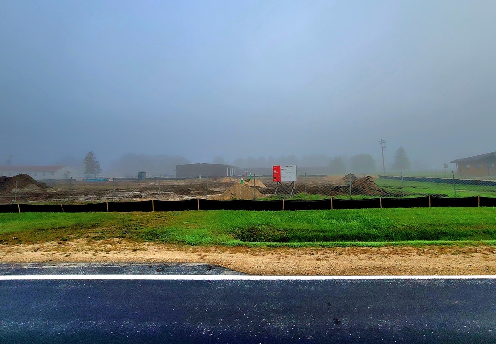 Construction operations for $11.96 million transient training brigade headquarters at Fort McCoy