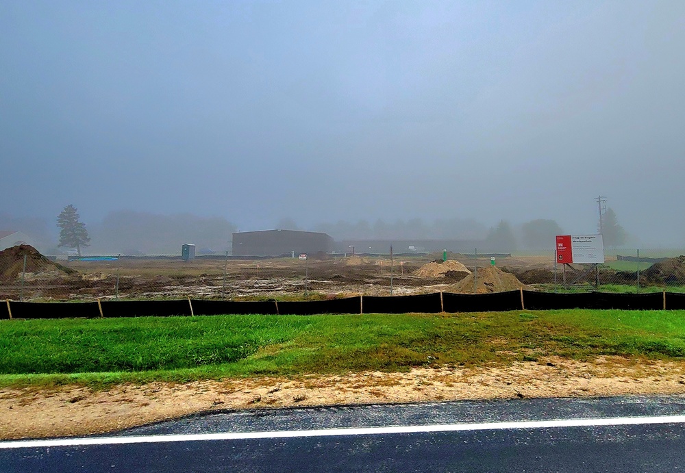 Construction operations for $11.96 million transient training brigade headquarters at Fort McCoy