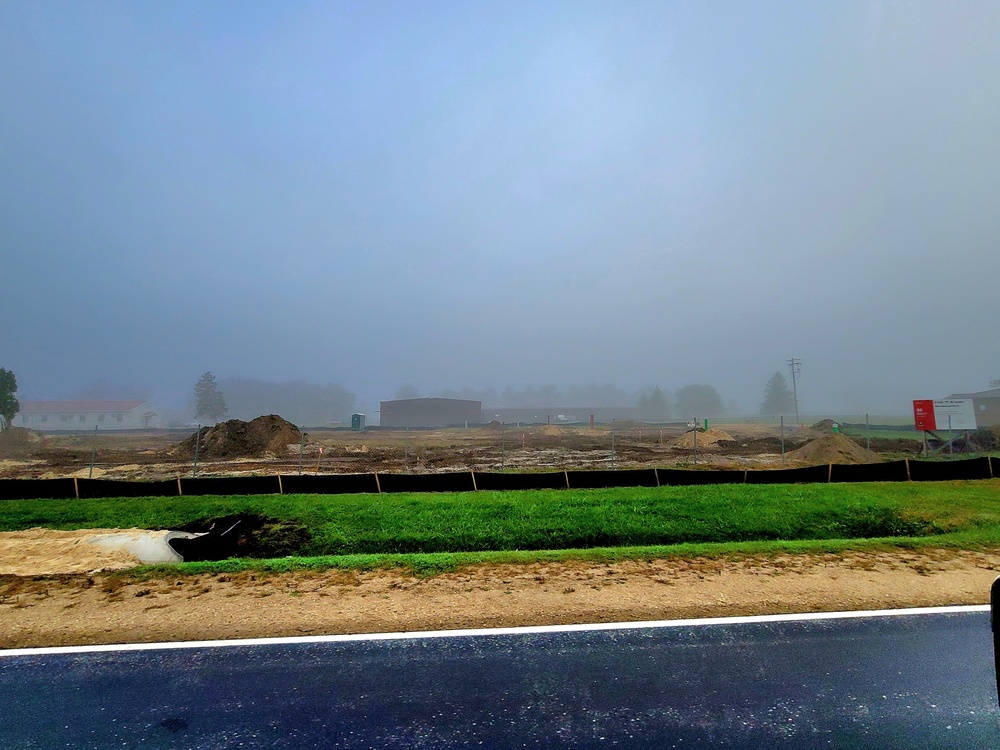 Construction operations for $11.96 million transient training brigade headquarters at Fort McCoy