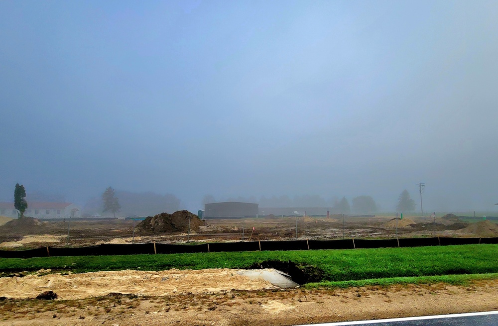 Construction operations for $11.96 million transient training brigade headquarters at Fort McCoy