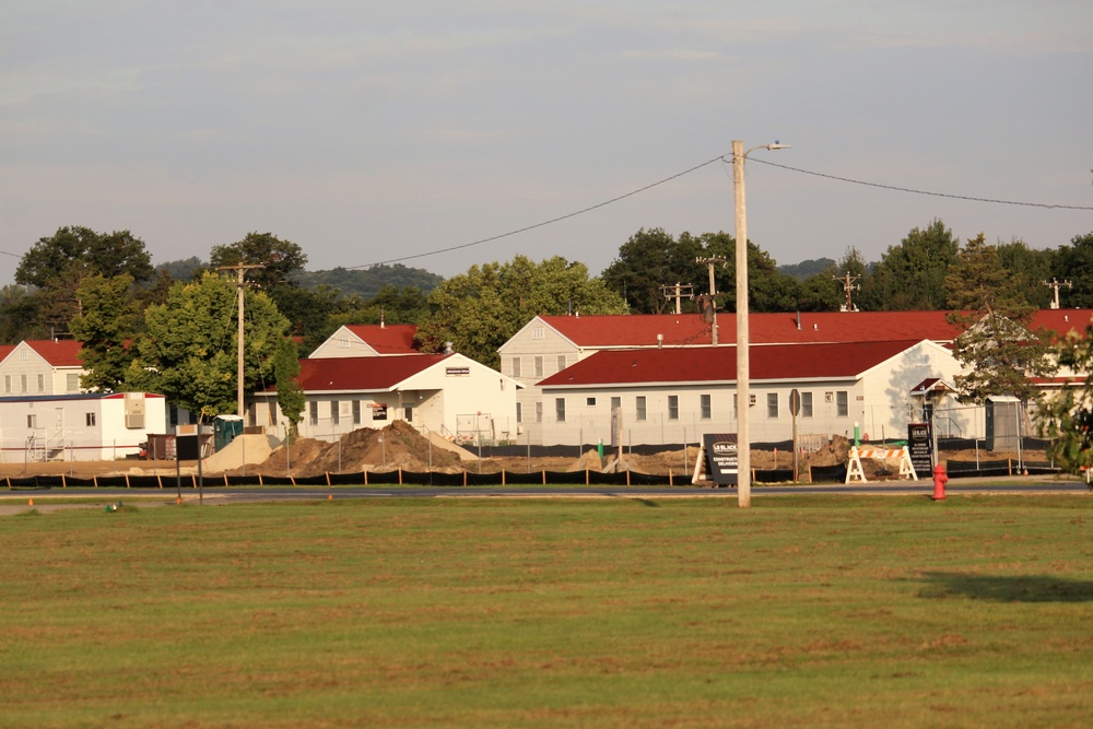 Construction operations for $11.96 million transient training brigade headquarters at Fort McCoy