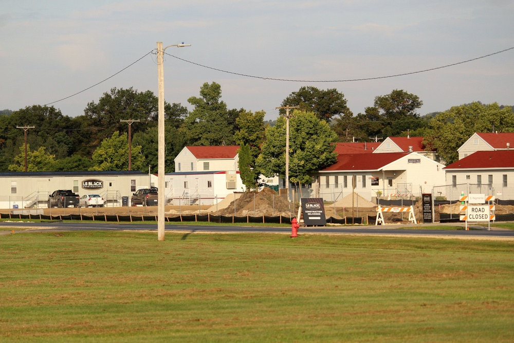 Construction operations for $11.96 million transient training brigade headquarters at Fort McCoy