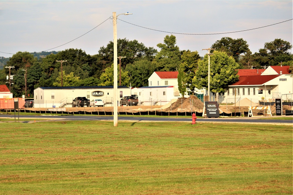 Construction operations for $11.96 million transient training brigade headquarters at Fort McCoy