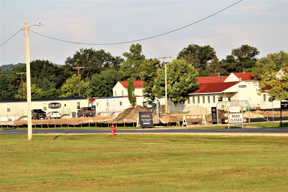 Construction operations for $11.96 million transient training brigade headquarters at Fort McCoy