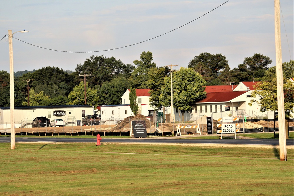 Construction operations for $11.96 million transient training brigade headquarters at Fort McCoy