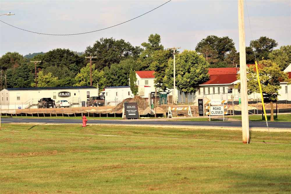 Construction operations for $11.96 million transient training brigade headquarters at Fort McCoy