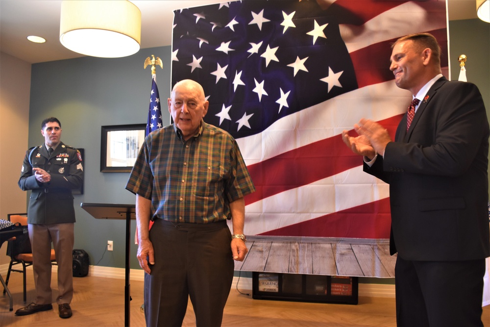 Korean War veteran honored at emotional recognition ceremony