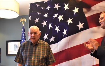 Korean War veteran honored at emotional recognition ceremony