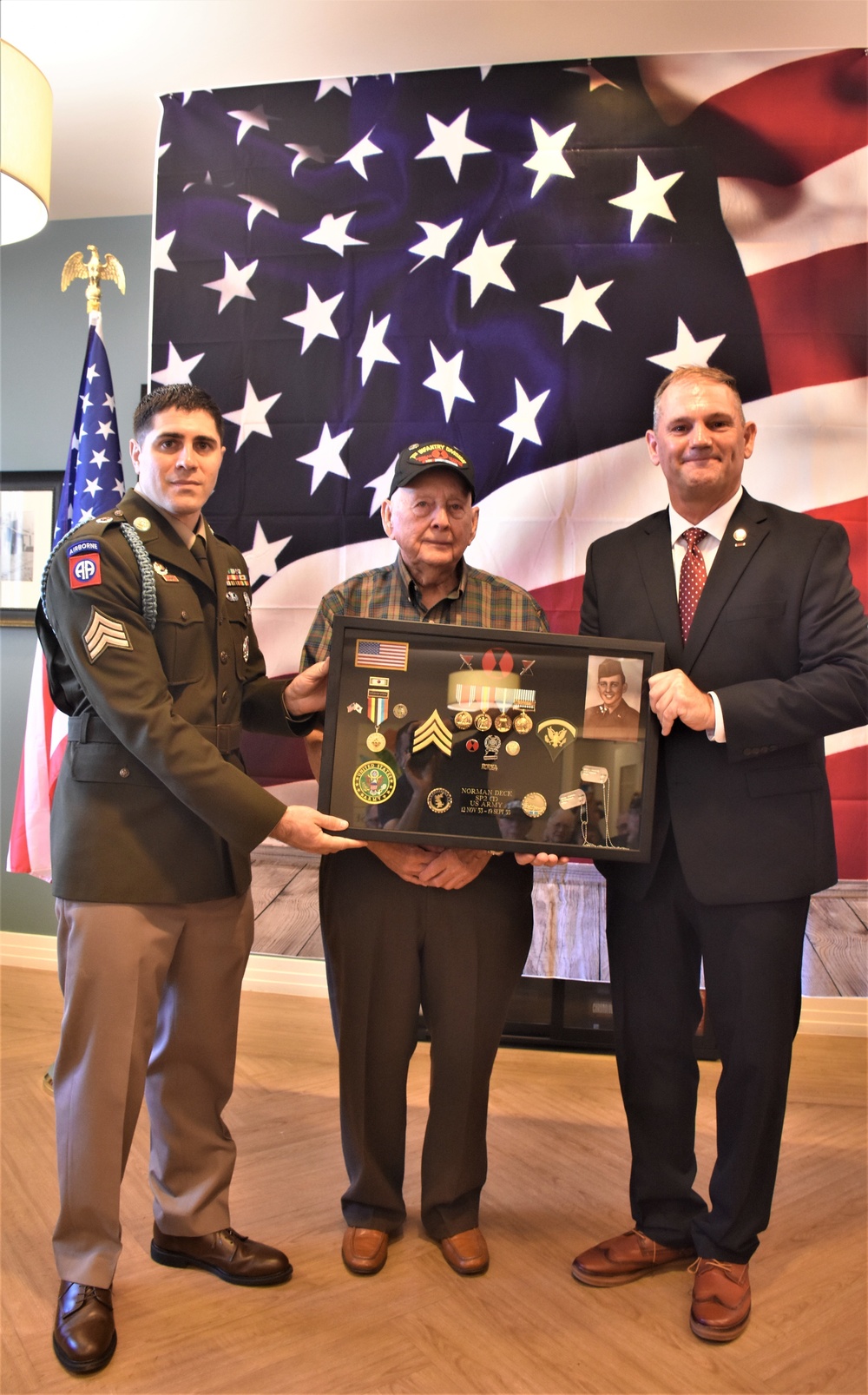 Korean War veteran honored at emotional recognition ceremony