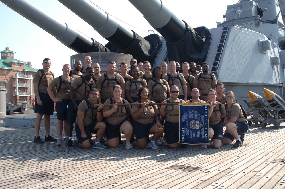 CPO Heritage Days Event aboard the Battleship Wisconsin