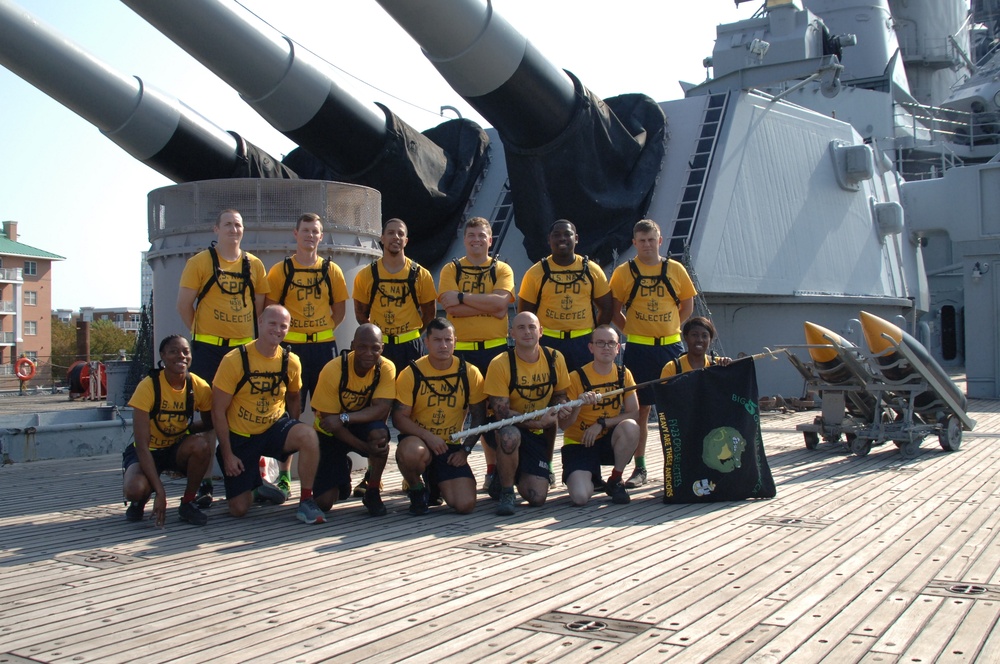 CPO Heritage Days Event aboard the Battleship Wisconsin