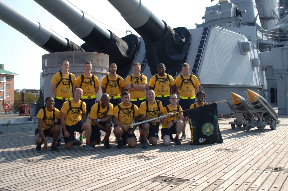 CPO Heritage Days Event aboard the Battleship Wisconsin