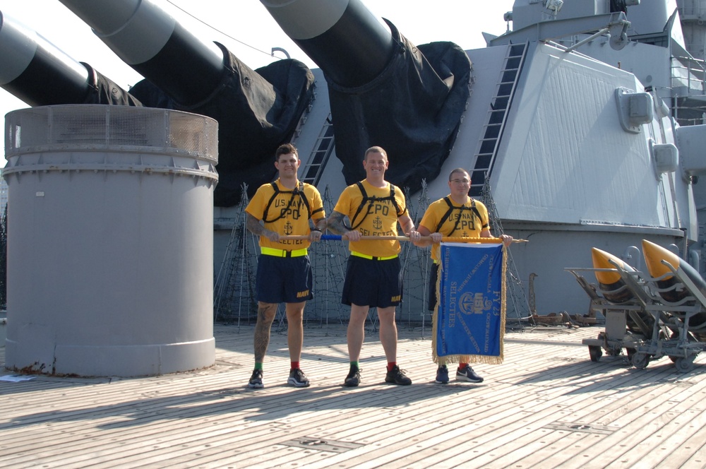 CPO Heritage Days Event aboard the Battleship Wisconsin