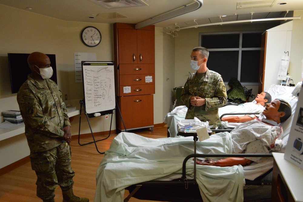 Pacific Medics Present Field Hospital Equipment