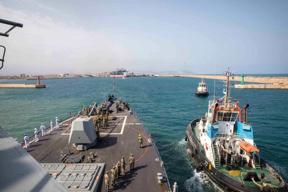 USS Farragut (DDG 99) Arrives In Jijel, Algeria