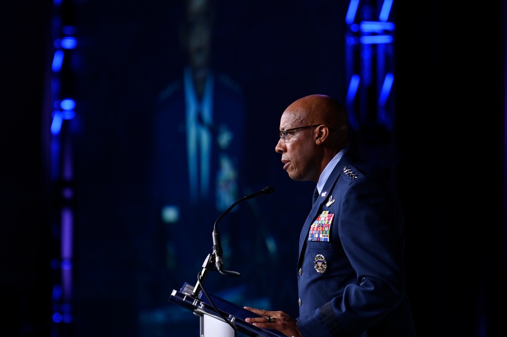 CSAF Brown gives keynote speech at ASC22