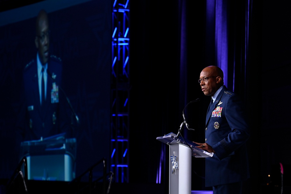 CSAF Brown gives keynote speech at ASC22