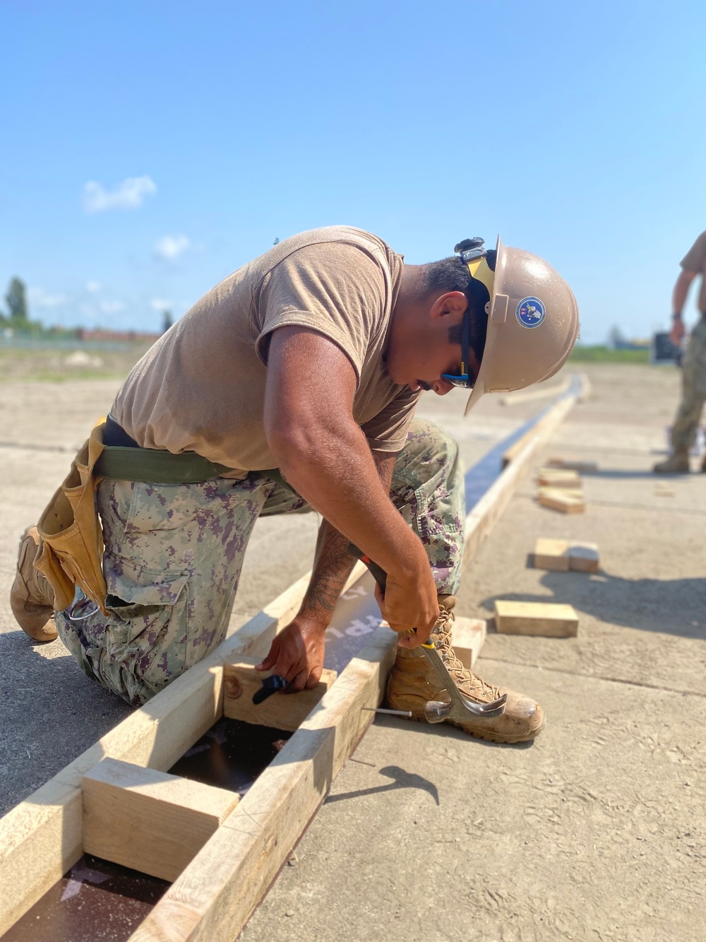 DVIDS - Images - Seabees building formwork for Railhead project in Poti ...