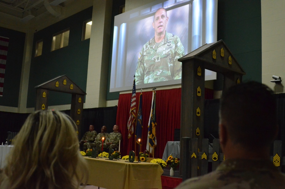 63rd Troop Command, Michigan National Guard, holds NCO Induction Ceremony on 9-11