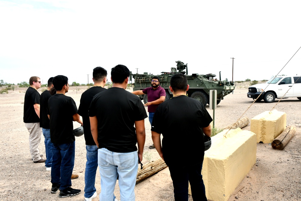 Newly enlisted Army recruits tour Yuma Proving Ground