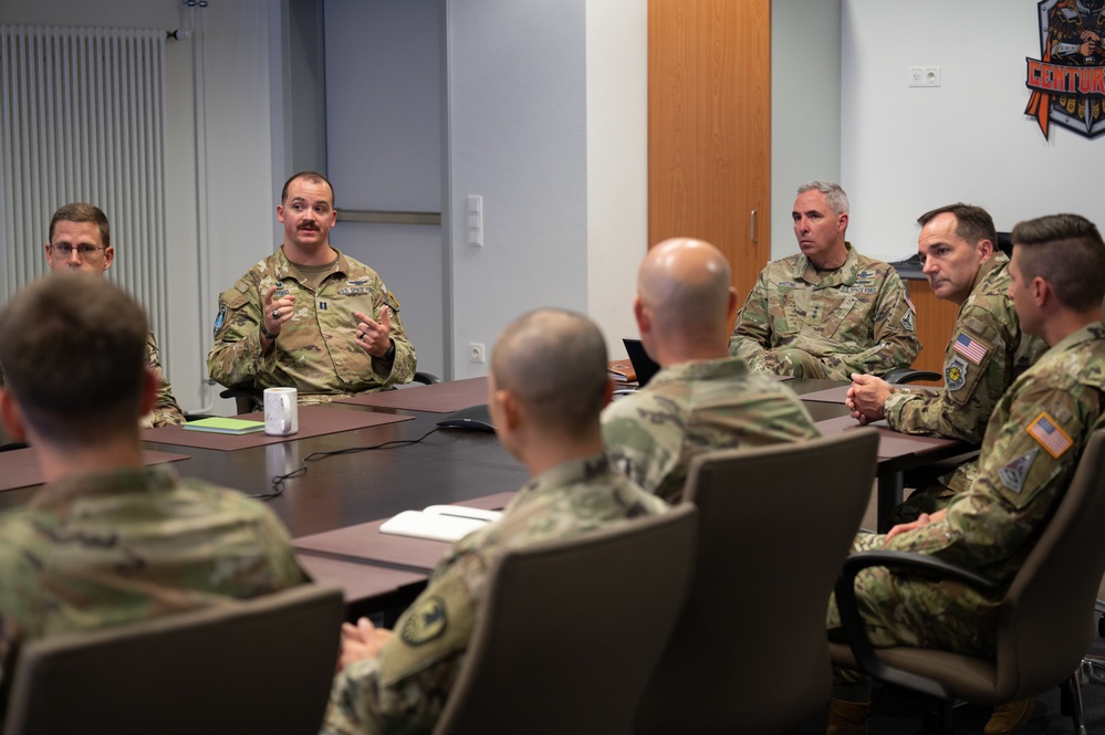 SpOC Commander visits Wideband Satellite Operations Center